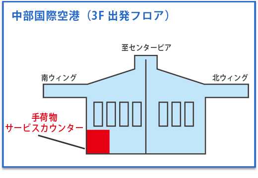 3F 手荷物サービスカウンター