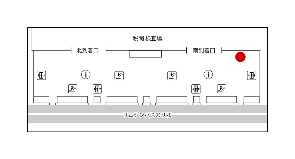 1F JALABC 手荷物カウンター
